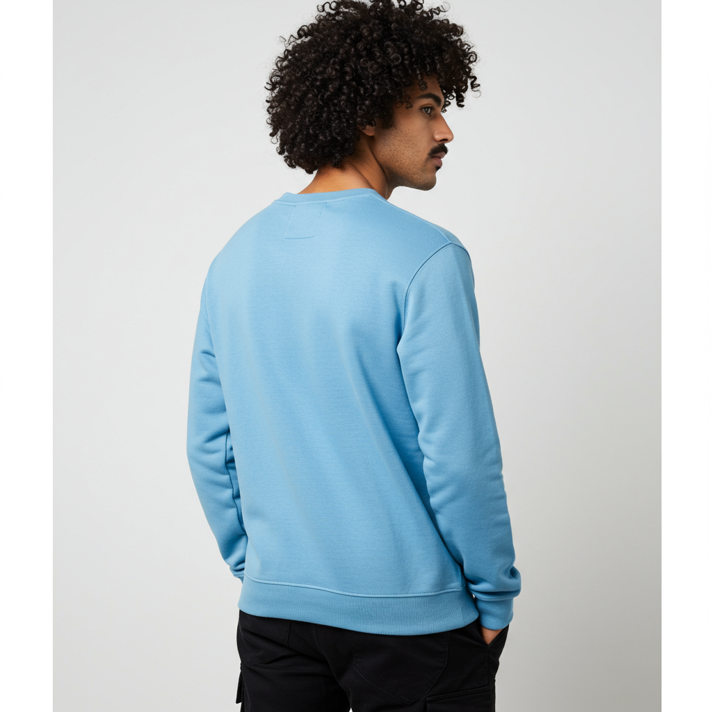 Sea Blue Sweatshirt male