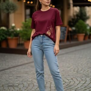 The Vintage Path Embroidered Tee  UNISEX (Copy) (Copy) (Copy) (Copy)